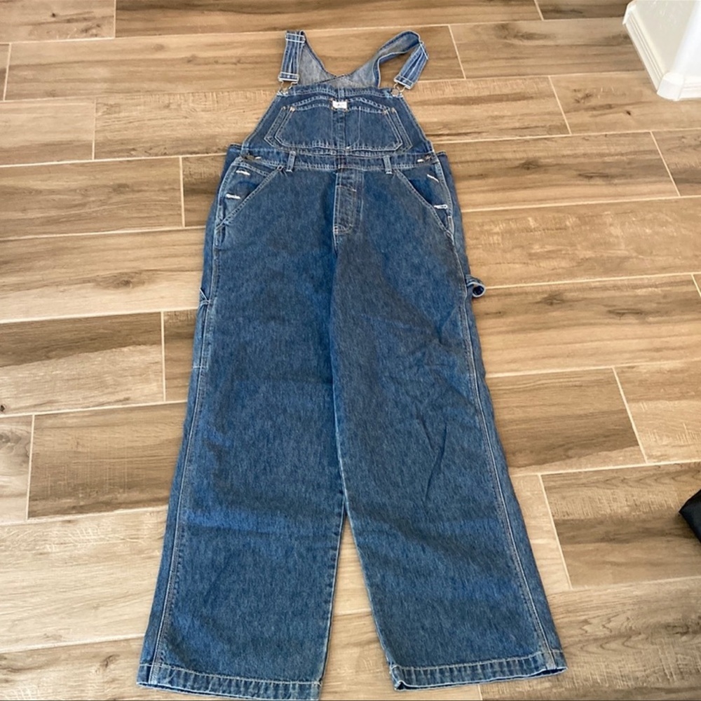 Vintage Calvin Klein M carpenter style jean denim overalls